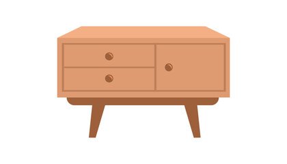 Modern Buffet Illustrations. Buffet Illustrations for a Beautifully Organized Dining Area. Elegant and Sophisticated Sideboard Illustrations.