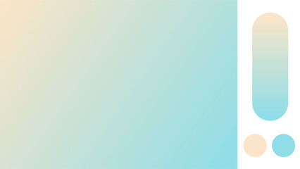 Peach and Turquoise gradient background with light blurred pattern. Abstract illustration with gradient blur design. Blurred colored abstract background. Colorful gradient. Vector illustration