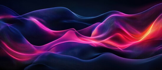 Fototapeta premium Abstract Neon Waves
