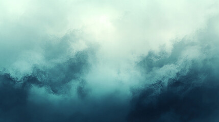 Fototapeta premium Soft gradient with light blue and gray haze and fog