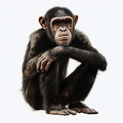 Naklejka premium animal , Monkey