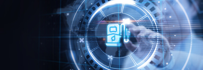 ESG Environmental Social Governance concept. Technology, Internet and network concept.