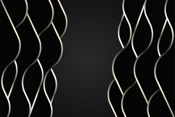 Modern Abstract Background Luxury Black