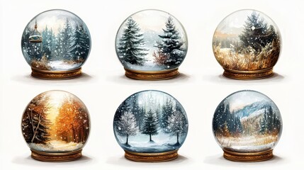 Winter Wonderland Snow Globe Collection