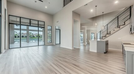 Modern Open Concept Living Space with Natural Light