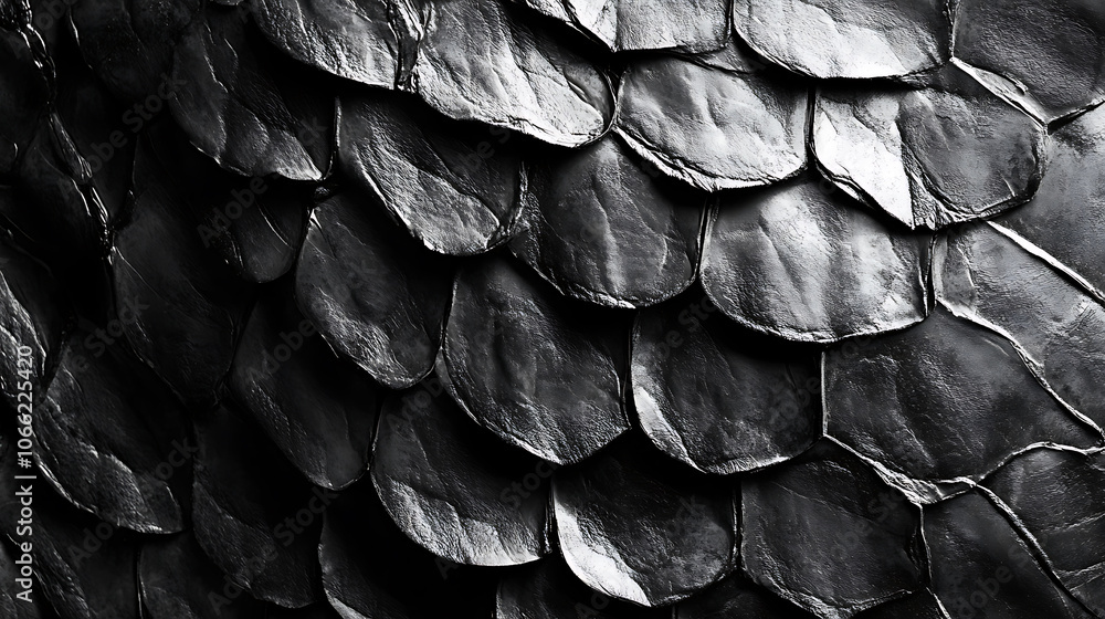 Poster Explore the intricate texture of scaly patterns