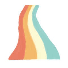 Colorful rainbow illustration