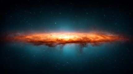 Fototapeta premium Explore the mysteries of the universe as spectacular cosmic phenomena illuminate the night sky