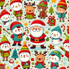 christmas seamless pattern