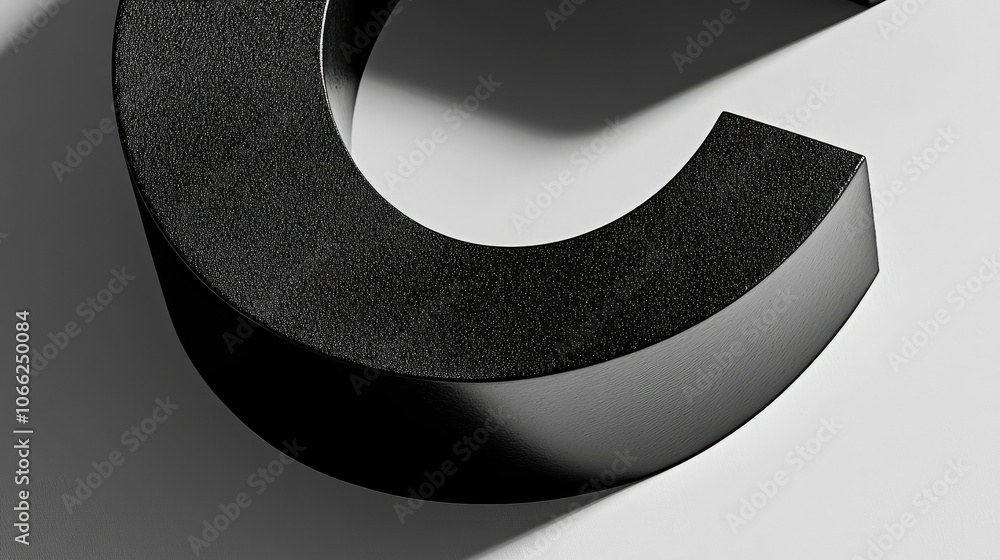 Poster close-up of the letter 