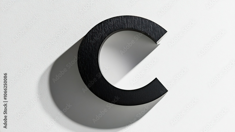 Poster close-up of the letter 