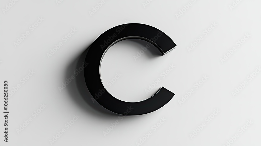 Poster close-up of the letter 