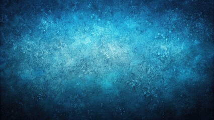 Obraz premium Blue Grainy Background with Dark Abstract Noise Texture for Posters, Banners, and Cover Designs - Perfect for Creative and Modern Projects