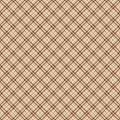 Autumn Plaid Check Seamless Pattern - Cute plaid check repeating pattern design