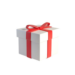 Obraz premium 3d gift box, empty background