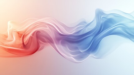 Fototapeta premium Abstract Red Blue Swirling Wave Flow Design Background