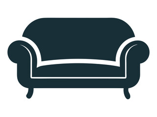 couch minimal silhouette modern logo contemporary