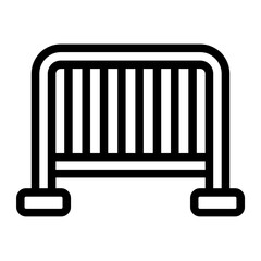 Road Barrier Icon