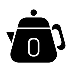 Teapot Solid Icon