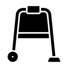 Walker solid icon