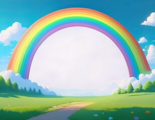 虹　フレーム　素材