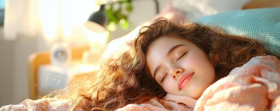 Subtle happiness, close-up, relaxed smile, soft lighting, natural expression, joyful tone