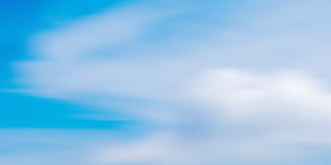 Obraz premium Natural motion blur background. sky scenery or environment. blurry blue sky and clouds