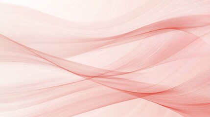 81.A sophisticated abstract background with horizontal pink tones, featuring thin, wavy lines that stretch across the composition. The gentle gradients of pink blend smoothly with the lines, creating
