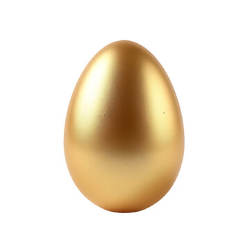 recommend clip art: Golden egg isolated on transparent background