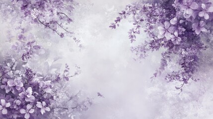 Minimalist Lavender-Grey Background