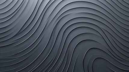 Mesmerizing Abstract Hypnotic Line Pattern with Sleek Minimalist Gray Organic Flows
