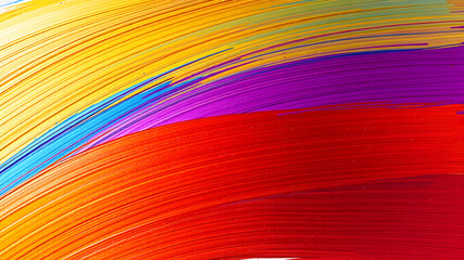 Abstract hand painted colorful background. AI generated image, ai.