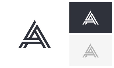 A logo, letter a, initial a logo design