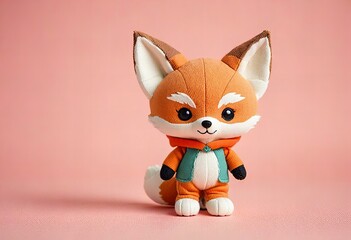 Obraz premium Chibi superhero fox, high quality