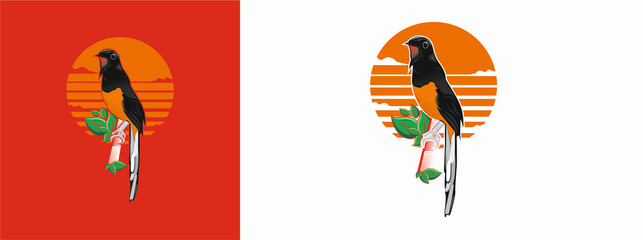 chirping fighting birds