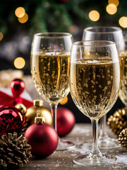 Copas brindis año nuevo