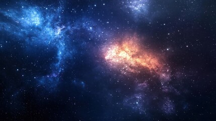 Naklejka premium Cosmic Nebula