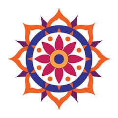 Mandala art graphic recourses Vector Illustration