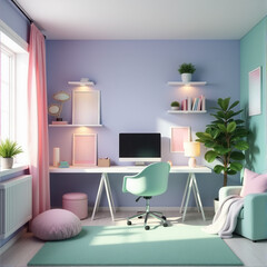 Computer game interior