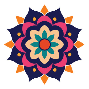 Mandala art graphic recourses Vector Illustration