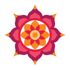 Mandala indian art Vector Illustration