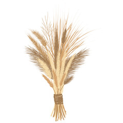 dried flower bouquet