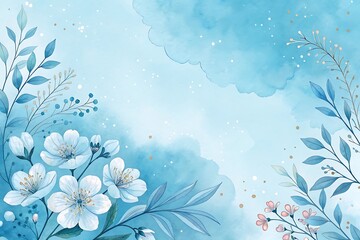 Abstract Floral Gradient Background Collection