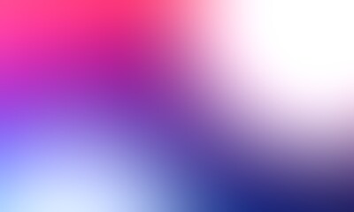 Abstract blurred background image of blue, purple, pink colors gradient used as an illustration. Designing posters or advertisements.