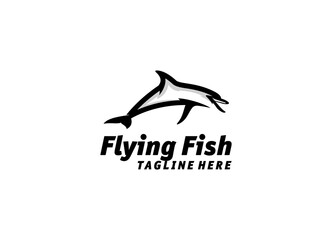 Awesome Flying Animal Colored Logo Design Vector Silhoutte