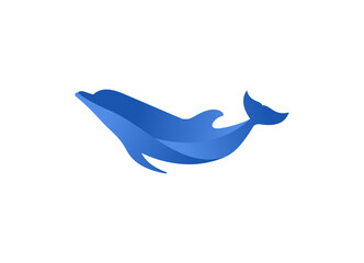 Awesome Flying Animal Colored Logo Design Vector Silhoutte