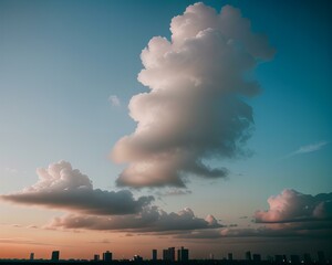 Stunning Dreamy clouds with pastel shades and dynamic movement.