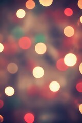 Obraz premium Blurry Christmas theme background with Bokeh lights