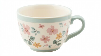 nice elegant vintage tea cup, with colors