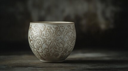 nice elegant vintage tea cup, with colors